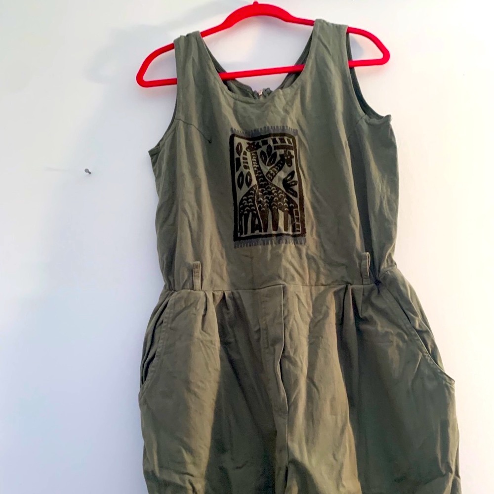 Vintage Green Jumpsuit🦒